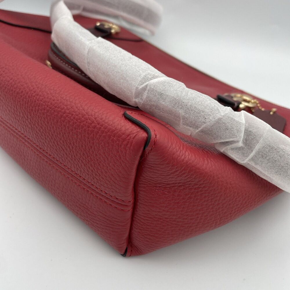 COACH Kacey Satchel In Colorblock - C6841 Red NEW - Picture 12 of 12